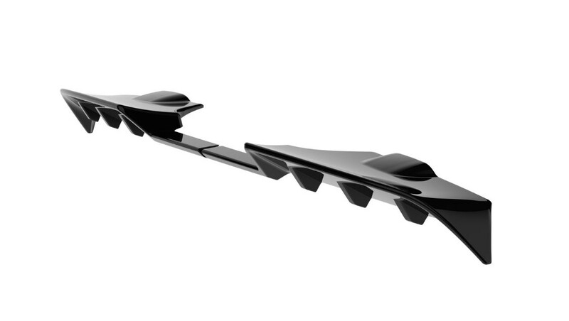 Roofspoiler V2 T7 '25+/Custom '24+ glans zwart (deur)