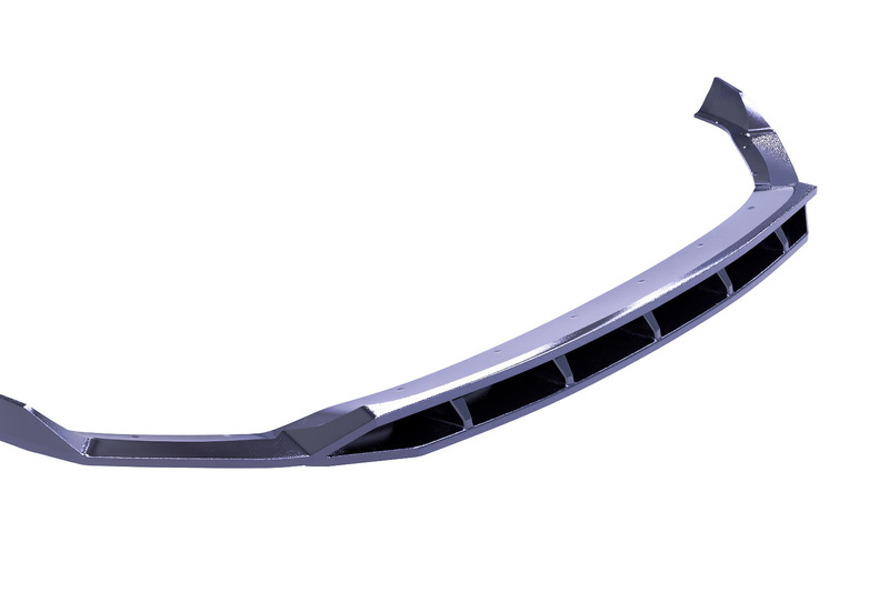 Front Splitter T6.1 2019-2024 glans zwart